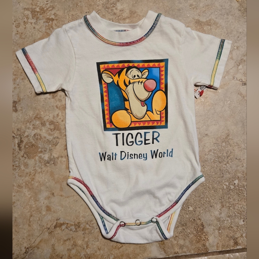Disney Tigger Baby Onesie Size 6months